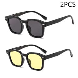 New Unisex Rectangle Vintage Sunglasses 2023 Fashion Design Retro Sun Glasses Female Lady Eyeglass Cat Eye Casual Goggles UV400