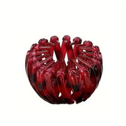 Fashionable Bird's Nest Hair Clip - Retro Geometric Elastic Ponytail & Bun Hairband for Women