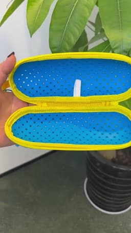 Perforated EVA Breathable Swim Goggle Storage Case with Handle Portable Glasses Sunglasses Case Swimming Gear Accessories