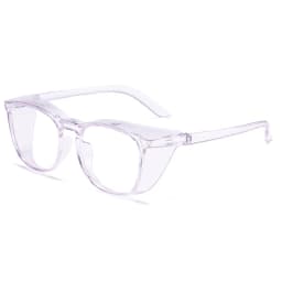 Anti Blue Light Glasses Lightweight PC Frames Square Clear Lens Glasses Anti Pollen Safety Goggles Eyewear Accessories