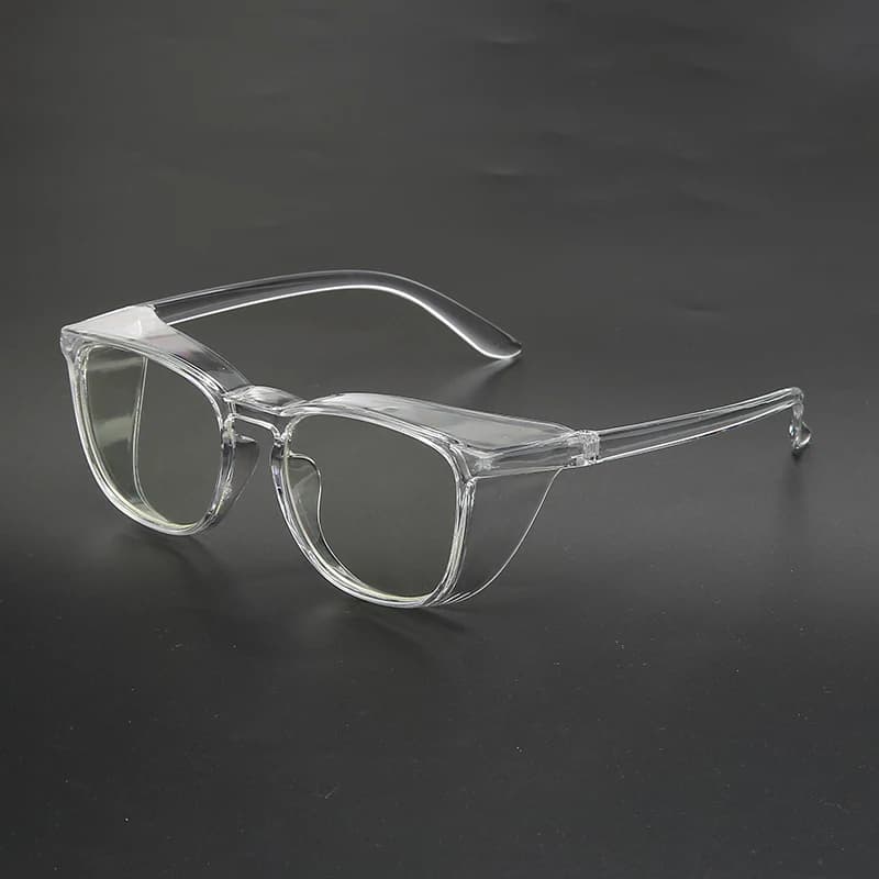 Anti Blue Light Glasses Lightweight PC Frames Square Clear Lens Glasses Anti Pollen Safety Goggles Eyewear Accessories