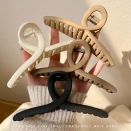 4Pcs Women Cross Matte Hair Claw Clips Hairpin 2024 Fashion Elegant Hairgrips Large Clamps Crab Girls Korean Hair Accessories