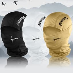 1pc/2pcs/3pcs optional - BackWOODS printed balaclava hat windproof dustproof breathable - unisex outdoor sports full face mask