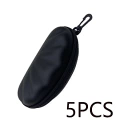1PC 2025 New Sports Anti Glasses Box EVA Zipper Box Oxford Cloth Glasses Box Portable Hook