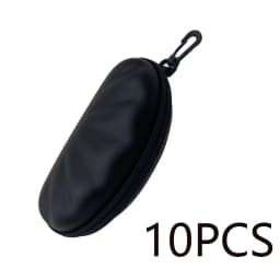 1PC 2025 New Sports Anti Glasses Box EVA Zipper Box Oxford Cloth Glasses Box Portable Hook