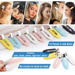 10/4Pcs Set No Bend Seamless Hair Clips Side Bangs Barrettes for Makeup Washing Face Styling Hair Accessories for Women Girl