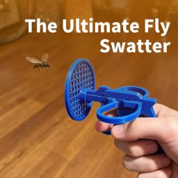 Creative Catapult Fly Swatter Launcher Single-Handed Operation Precision Fly Killing Tool Decorative Accessories