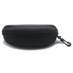 3pc Portable Sunglasses Case Protector Oxford Cloth Hard EVA Zippered Eyeglasses Case with Carabiner Unisex Eyewear Accessories