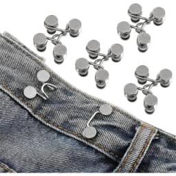 1/2/4 Pairs Jeans Button Tightener,Pant Waist Tightener, Button Pins for Jeans, Button for Jeans to Make Smaller Waist Tightener