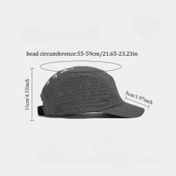 1pcs Short Brim Quick-Drying Mesh Baseball Cap for Men Women Couples, Outdoor Hiking