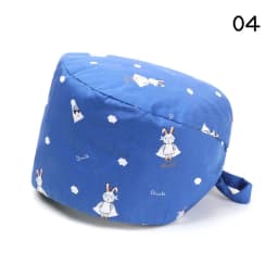 Adjustable Surgical Scrub Caps Working Cap Ponytail Holder Bouffant Nursing Hats With Buttons Long Hair Turban Hats Women & Men