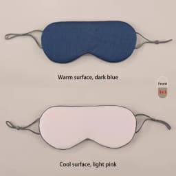 Sleeping Eye Mask Korean Style Ice Silk Warm And Cool Dual Use Adjustable Travel Light Blocking Breathable Eye Mask