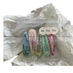 Personalized Colorful Sequins Water Drop BB Clip Bang Clip Sweet Girl Gold Powder Love Heart-Shaped Hairpin Side Clip New