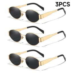 New Sunglasses For Women And Men Sun Glasses Alloy Oval Eyewear