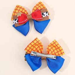 2Pcs 3 Layer Bow Hair Clips Sweet Sparkly Star Ribbon Ponytail Hairpin For Girls Kids Daily School Fashion Headwear Accessories