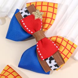 2Pcs 3 Layer Bow Hair Clips Sweet Sparkly Star Ribbon Ponytail Hairpin For Girls Kids Daily School Fashion Headwear Accessories