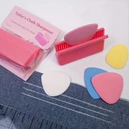 Tailors Chalk Sharpener, Powder Clip, DIY Sewing Accessories, Fabric Chalk Markers Easy Carrying Sturdy Home Sewing Accessories