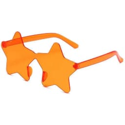 1-9Pcs Star Sunglasses Colorful Star Glasses Transparent Candy Color Sunglass Men Women Photo Props Birthday Party Cosplay