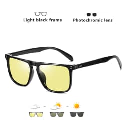 Fashion Blue-Light Shifting Sunglasses Micro-Rivet Design for Driving & Urban Escape Anti-Glare Daily Travel Essentials