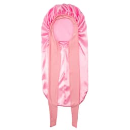 Women Extra Large Hair Long Silk Bonnet Cap & Elastic Satin Hair Band Comfortable Head Cover Night Sleep Hat for Sleeping Shower