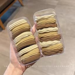 20Pcs High-Elasticity Hair Ties for Women Minimalist Hair Bands Soft Stretchy Ponytail Holders Everyday Elastic Hair Accessories