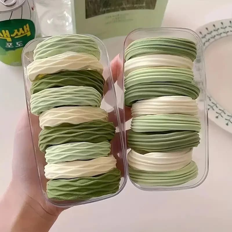 20Pcs High-Elasticity Hair Ties for Women Minimalist Hair Bands Soft Stretchy Ponytail Holders Everyday Elastic Hair Accessories