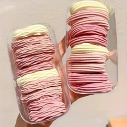 20Pcs High-Elasticity Hair Ties for Women Minimalist Hair Bands Soft Stretchy Ponytail Holders Everyday Elastic Hair Accessories
