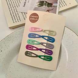 10pcs/bag Girls Mini Hair Clips Hair Pins BB Hairpins Colorful Metal Barrettes for Baby Children Women Girls Styling Accessories