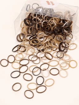 120/300/500Pcs Multi Color Elastic Hair Bands,Rubber Bands for Thin Thick Hair,Small Hair Ties Stretchy Ponytail Holders