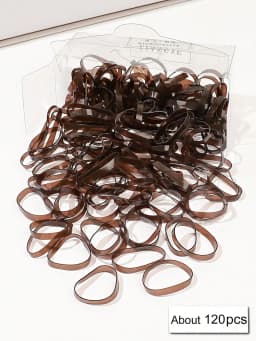 120/300/500Pcs Multi Color Elastic Hair Bands,Rubber Bands for Thin Thick Hair,Small Hair Ties Stretchy Ponytail Holders