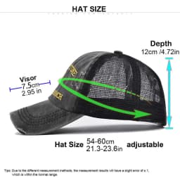 Summer Yellowstone Dutton Ranch Hat Cross Ponytail Baseball Cap Distressed Outdoor Embroidery Sunscreen Hat Solid Color Cap