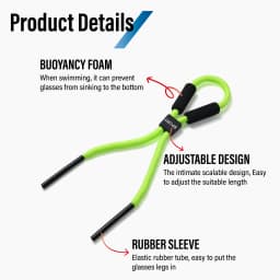 Eyeglasses Floating Cord Sunglass Strap Diving Swimming Rope Drifting Sport Chain By Dhoptical