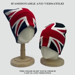 Warm Casual Fashion Personal Beanies Rap Versatile Outdoor Street New Men Women European Style Jacquard Union Jack Knitted Hats