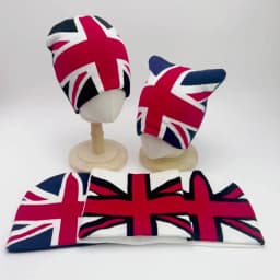 Warm Casual Fashion Personal Beanies Rap Versatile Outdoor Street New Men Women European Style Jacquard Union Jack Knitted Hats