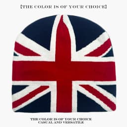 Warm Casual Fashion Personal Beanies Rap Versatile Outdoor Street New Men Women European Style Jacquard Union Jack Knitted Hats