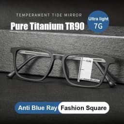 2025 Men's Progressive Multifocal Reading Glasses - Business Titanium Frame Computer Eyewear With Strengths 1.0, 2.0, 3.0