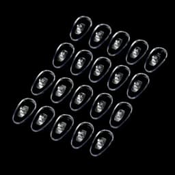 10 Pairs of Silicone Nose Pads with Screws, PVC Mount with Aluminum Core for Glasses, Eyeglass Accessories