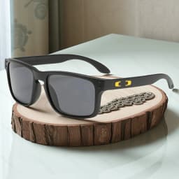 Men's Vintage-Inspired Fashion Fashion Glasses with Large Curved Frames - Perfect for Parties