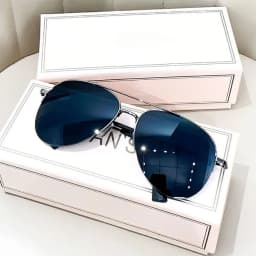 Men's Big Frame Pilot Sunglasses Fashion Gradient Lens Anti-reflective UV400 Sun Glasses Homme Lunette De Soleil (No Box)