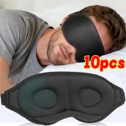 1/3/10PCS 3D Full Shading Sleep Mask for Relaxation And Zero Pressure Soft Breathable Nap Mask to Alleviate Eye Fatigue