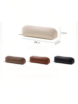 Exquisite Large Capacity Leather Pouch | Multifunctional Makeup Brush Case Pencil Bag | Multi-color Textured