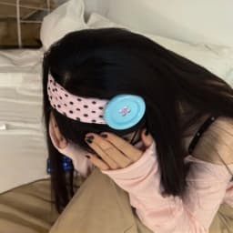 Vintage Women's Polka Dot Button Headband Spicy Girl Ins Y2K Japanese Trendy Headband Sweet Cool Sports Yoga Headband