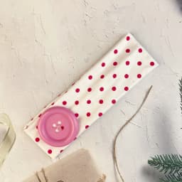Vintage Women's Polka Dot Button Headband Spicy Girl Ins Y2K Japanese Trendy Headband Sweet Cool Sports Yoga Headband