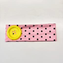 Vintage Women's Polka Dot Button Headband Spicy Girl Ins Y2K Japanese Trendy Headband Sweet Cool Sports Yoga Headband