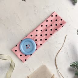 Vintage Women's Polka Dot Button Headband Spicy Girl Ins Y2K Japanese Trendy Headband Sweet Cool Sports Yoga Headband