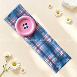 Vintage Women's Polka Dot Button Headband Spicy Girl Ins Y2K Japanese Trendy Headband Sweet Cool Sports Yoga Headband