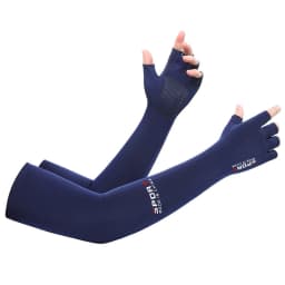 Summer Anti-UV Cooling Ice Silk Arm Sleeves Breathable Stretchy Cover UV Protection Sun Sleeves for Cycling Running Sports
