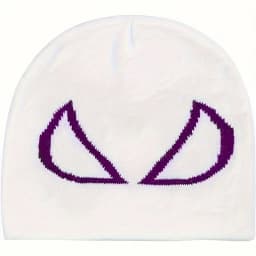 Spider Pattern Anime Cartoon Skeleton Beanie Stretch Knit Hat Warm Women Men Skull Cap