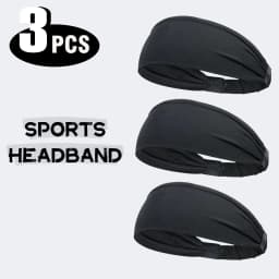 1/3PCS Sports Headbands For Men Woman Gym Yoga Sweat Hair Bands Soft Elastic Hairbands Stretch Outdoor Sport Sweatbands