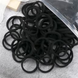50pcs/set Packing Women Girls Hair Bands Simple Solid Colors Elastic Headband Hair Ropes Ties Hair Accessories Ponytail Holder